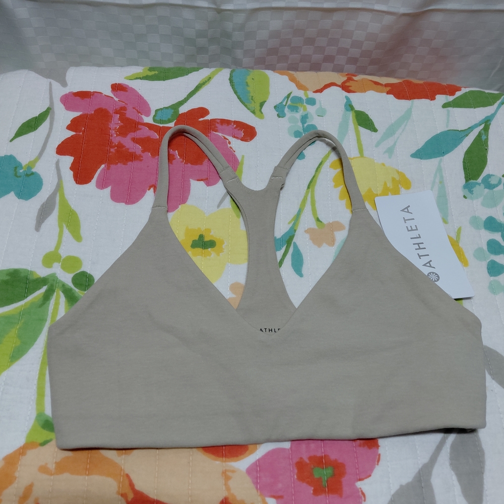 Athleta Beige Sports Bra